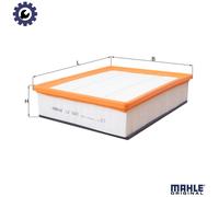 Air Filter LX1605 Mahle 1418712 1421716 6G9N7H549AA 6M5Y9601AA 30637444 76681217