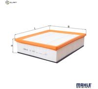 Air Filter fits VOLVO V60 Mk1 2.0 2.5 13 to 18 Mahle 30637444 306374440 30677533
