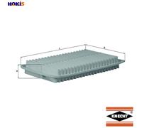Air filter Filter Insert LX 1612 KNECHT for TOYOTA LEXUS