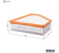 Air Filter LX1640 Mahle 13717797465 7797465 70351177 79911728 Quality Guaranteed