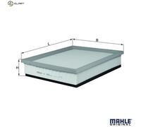 Mahle Original Air Filter LX1656 - Fits Renault Master, Nissan Interstar, Vauxhall Movano