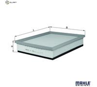 Mahle Original Air Filter LX1656 - Fits Renault Master, Nissan Interstar, Vauxhall Movano