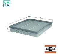 Mahle Air Filter LX1683 - Fits Vauxhall Astra 1.7cdti - Genuine Part