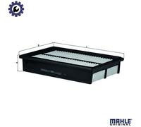 MAHLE LX1688 Air Filter Insert 276mm Length 53mm Height Fits Mazda Mazda3 Mazda5