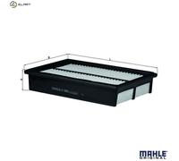 MAHLE LX1688 Air Filter Insert 276mm Length 53mm Height Fits Mazda Mazda3 Mazda5