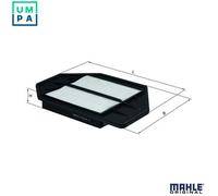 Air Filter LX1742 Mahle 17220PLZE01 76808224 Genuine Top Quality Guaranteed New