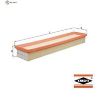 Air filter Filter Insert LX 1745 KNECHT for PEUGEOT CITROËN