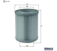Air filter Filter Insert LX 1768 MAHLE for HONDA STREAM CIVIC VII Hatchback FR-V