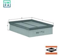 MAHLE LX 1809 - Air Filter Car - Engine