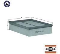 MAHLE LX 1809 - Air Filter Car - Engine