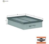 MAHLE LX 1809 - Air Filter Car - Engine