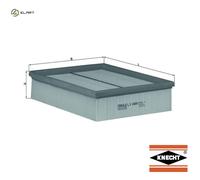 MAHLE LX 1809 - Air Filter Car - Engine