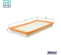 MAHLE LX 1818 - Air Filter Car - Engine