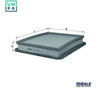MAHLE Air Filter - LX1826