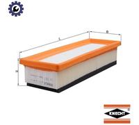 MAHLE LX 1827 - Air Filter Car - Engine