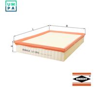 Air Filter LX1845 Mahle 2E0129620B 2E0129620D 68013676AA 0000902651 0000903751