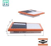 Air filter Filter Insert LX 1850/1 MAHLE for MERCEDES-BENZ G-CLASS R-CLASS CLK