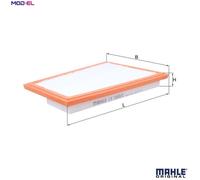 LX 1850/2 Air Filter Right Fits Mercedes CLK Convertible C-Class T-Model Mahle