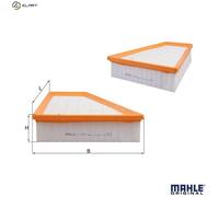 Air filter Filter Insert LX 1885 KNECHT for FORD VOLVO