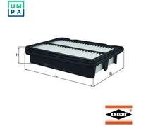 Air Filter LX1915 Mahle 42386928 96536696 96536696D 96536697 96808164
