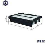 Air Filter LX1915 Mahle 42386928 96536696 96536696D 96536697 96808164