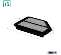 MAHLE LX 1948 Air filter