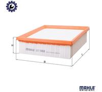MAHLE Air Filter - LX1968