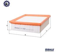 AIR FILTER LX 1968 FOR VAUXHALL CORSA/Mk/IV/VAN/III CORSAVAN OPEL 3cyl 1.2L 4cyl