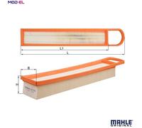 Air Filter fits MINI Mahle 13717534825 7534822 7534825 Top Quality Guaranteed