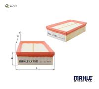MAHLE ORIGINAL LX 1983 Air filter