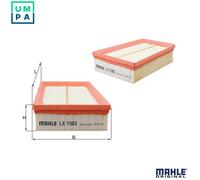 MAHLE ORIGINAL LX 1983 Air filter