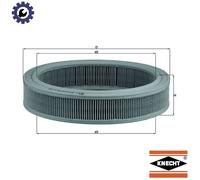 AIR FILTER LX 202 FOR SKODA FORMAN/Forman FAVORIT/Pickup FELICIA/Cube/Van 1.3L