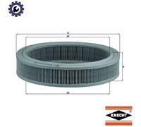 MAHLE LX 202 - Air Filter Car - Engine