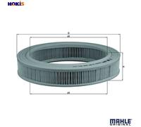 MAHLE LX203 Air Filter Insert 272mm Outer ⌀ Fits Bedford Opel Ranger Vauxhall