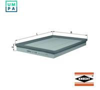 Air filter Filter Insert LX 2036 KNECHT for BMW X5