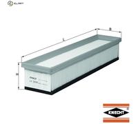 Air filter Filter Insert LX 2039 KNECHT for RENAULT TWINGO II LOGAN I