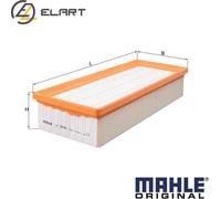 AIR FILTER LX 2046 FOR AUDI Q5/Van A5/Sportback/Convertible A4/Allroad/B8/B6