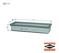 KNECHT LX 2061/1 Air Filter for DACIA,LADA,NISSAN,RENAULT