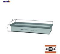 Air filter Filter Insert LX 2061/1 MAHLE for DACIA RENAULT