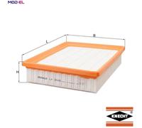 Air filter Filter Insert LX 2085 KNECHT for RENAULT LAGUNA III LAGUNA Coupe