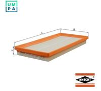 MAHLE LX 2087 - Air Filter Car - Engine