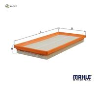 AIR FILTER LX 2087 FOR FIAT 500/C PANDA/CLASSIC EAB/169 A3.000 1.4L 4cyl