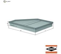 Air filter Filter Insert LX 2097 KNECHT for BMW X5