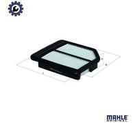 Air filter Filter Insert LX 2123 KNECHT for HONDA CIVIC VIII Hatchback FR-V