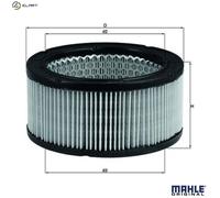 NEW AIR FILTER FOR FORD SAAB PORSCHE TAUNUS 12M P4 TAUNUS 12M TURNIER P4 KNECHT