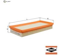 Mahle Original Air Filter LX 259 for Audi, VW, Chrysler, Dodge, Plymouth