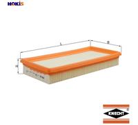 Mahle Original Air Filter LX 259 for Audi, VW, Chrysler, Dodge, Plymouth