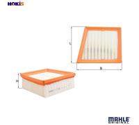 Mahle Original Air Filter LX 2633 – Filter Insert for Ford, Mazda, Mercedes-Benz