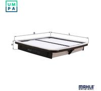 Mahle Air Filter LX2672 fits Subaru Impreza - Genuine Part - OE Fit & Quality