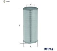 Genuine Mahle Engine Air Filter Insert - LX2682